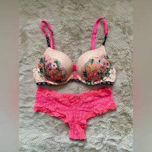 🎀Victoria secret dream angel bra set💖 32b & XS